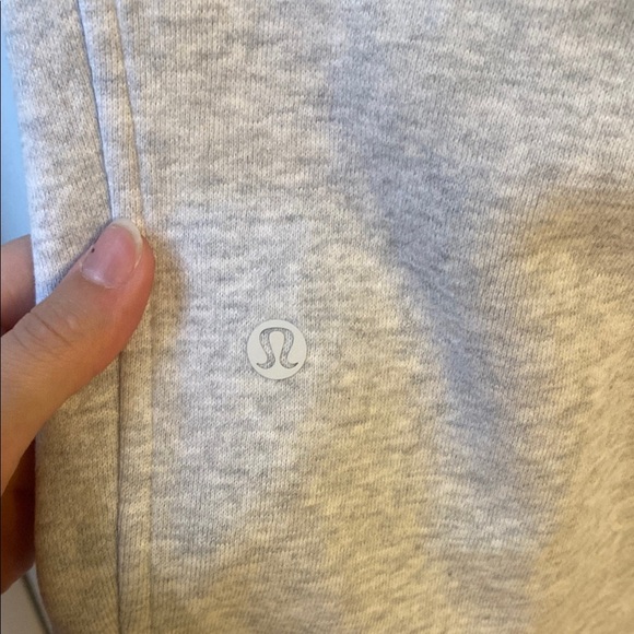 Scuba Gray Fleece Joggers with Elastic Waistband and Cuffs - Picture 2 of 3